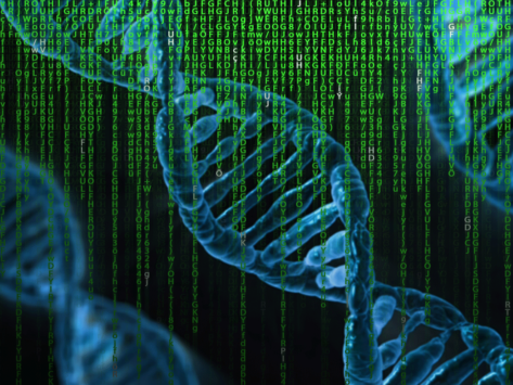 DNA and data illustration