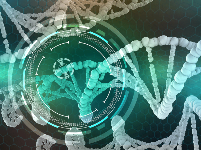 DNA analysis illustration