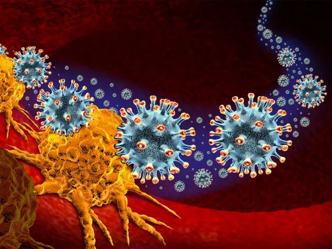 Art concept for oncolytic virus