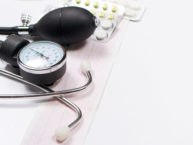 Blood pressure gauge, ECG and medication