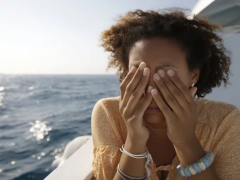 Motion sickness illustration