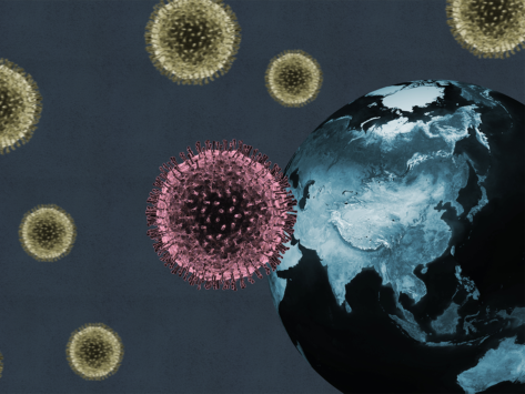 Earth threatened by virus