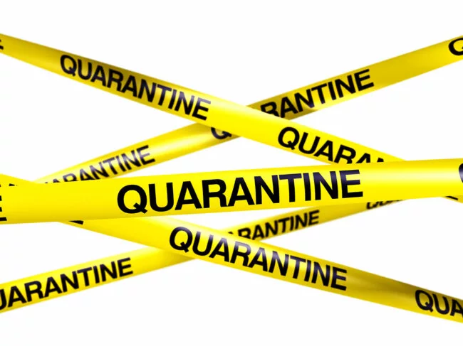 Quarantine tape