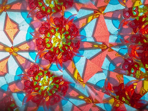 Kaleidoscope pattern art
