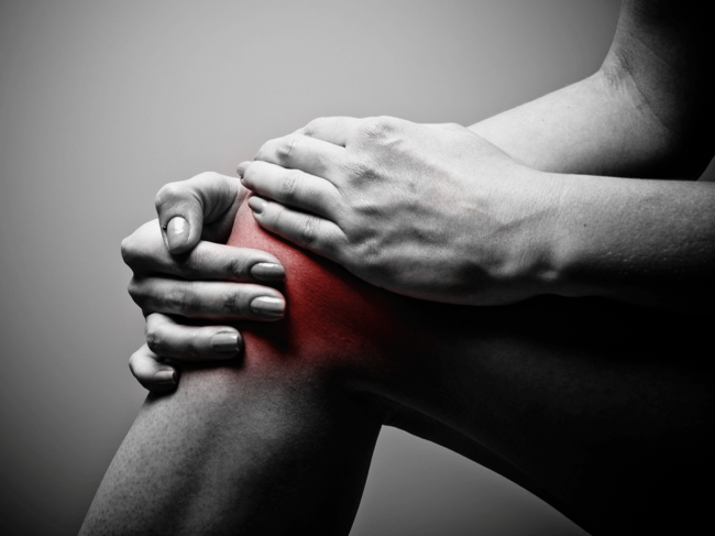 Knee pain illustration