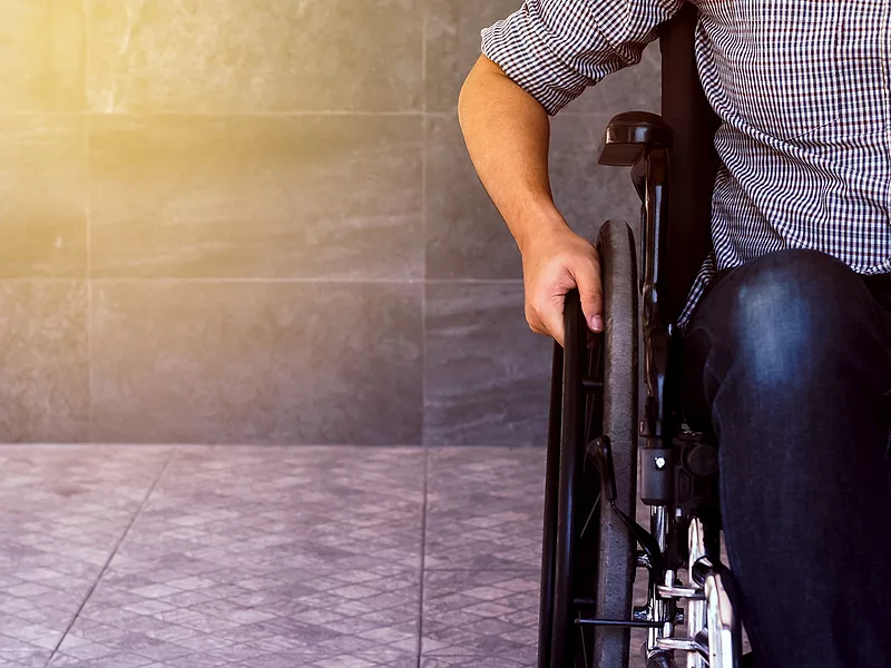Person in wheelchair