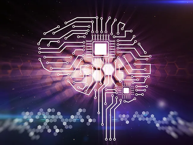 Brain made of chip and circuits