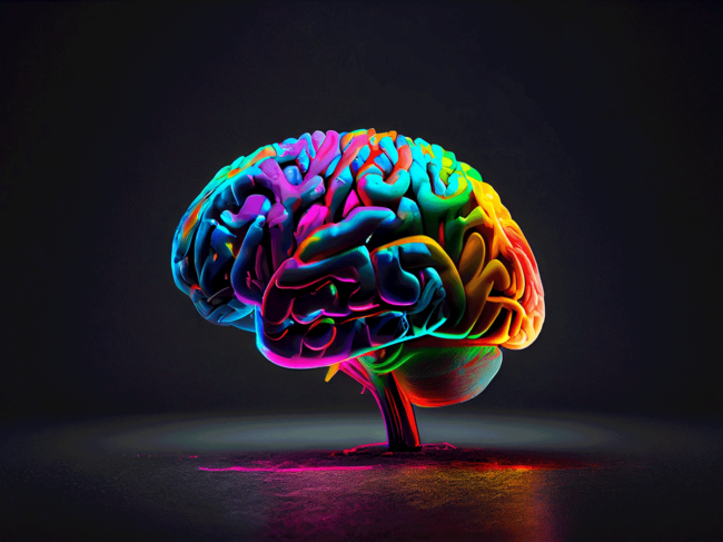 Neon brain