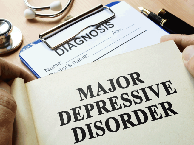 "Major depressive disorder" book, medical chart