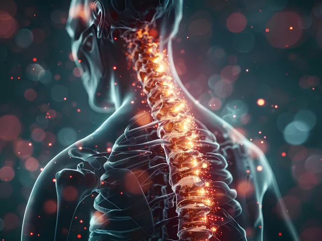 AI-generated illustration of spinal cord