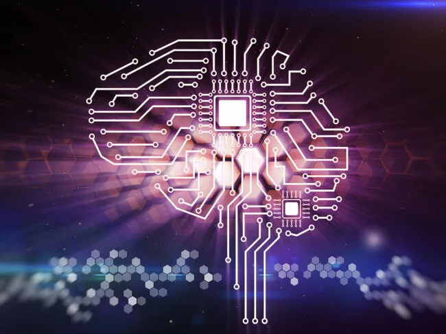 Brain made of chip and circuits