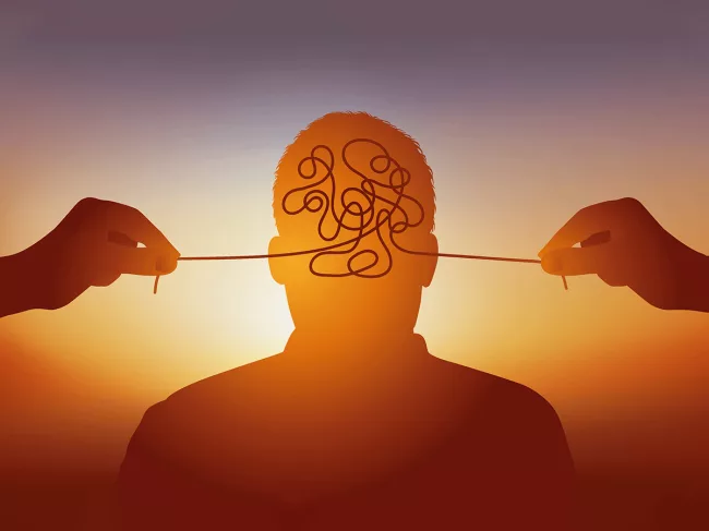 Mental illness illustration