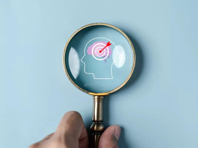 Art concept for targeting the brain