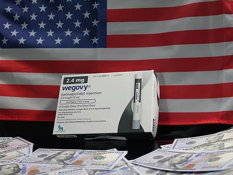 Semaglutide wegovy flag dollars