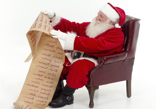 He's making a list, checking it twice, has med-tech been naughty or nice?